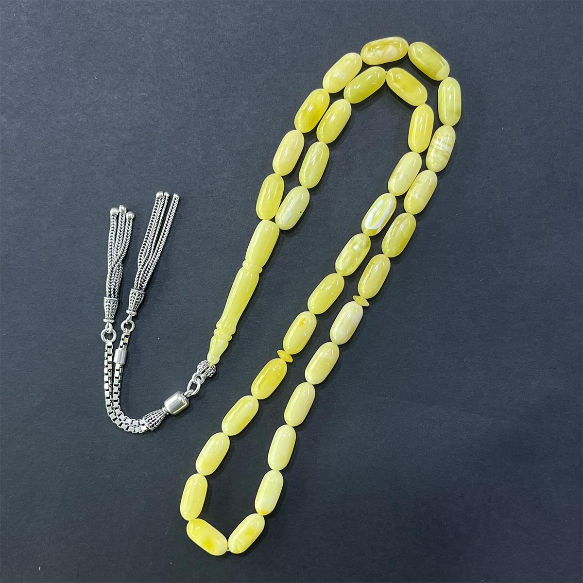 Kaliningrad Damla Kehribar Tespih Kapsül Model 6*13 (mm)