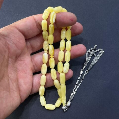 Kaliningrad Damla Kehribar Tespih Kapsül Model 6*13 (mm)