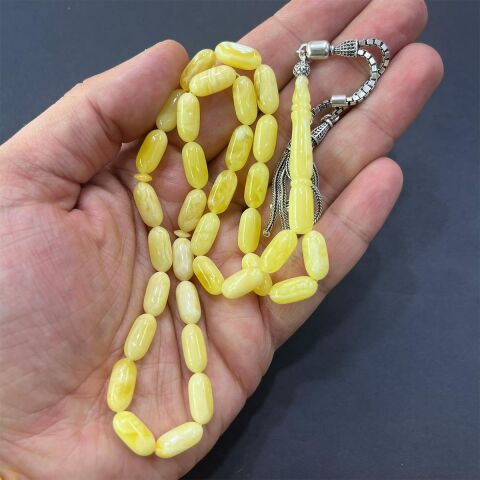 Kaliningrad Damla Kehribar Tespih Kapsül Model 6*13 (mm)