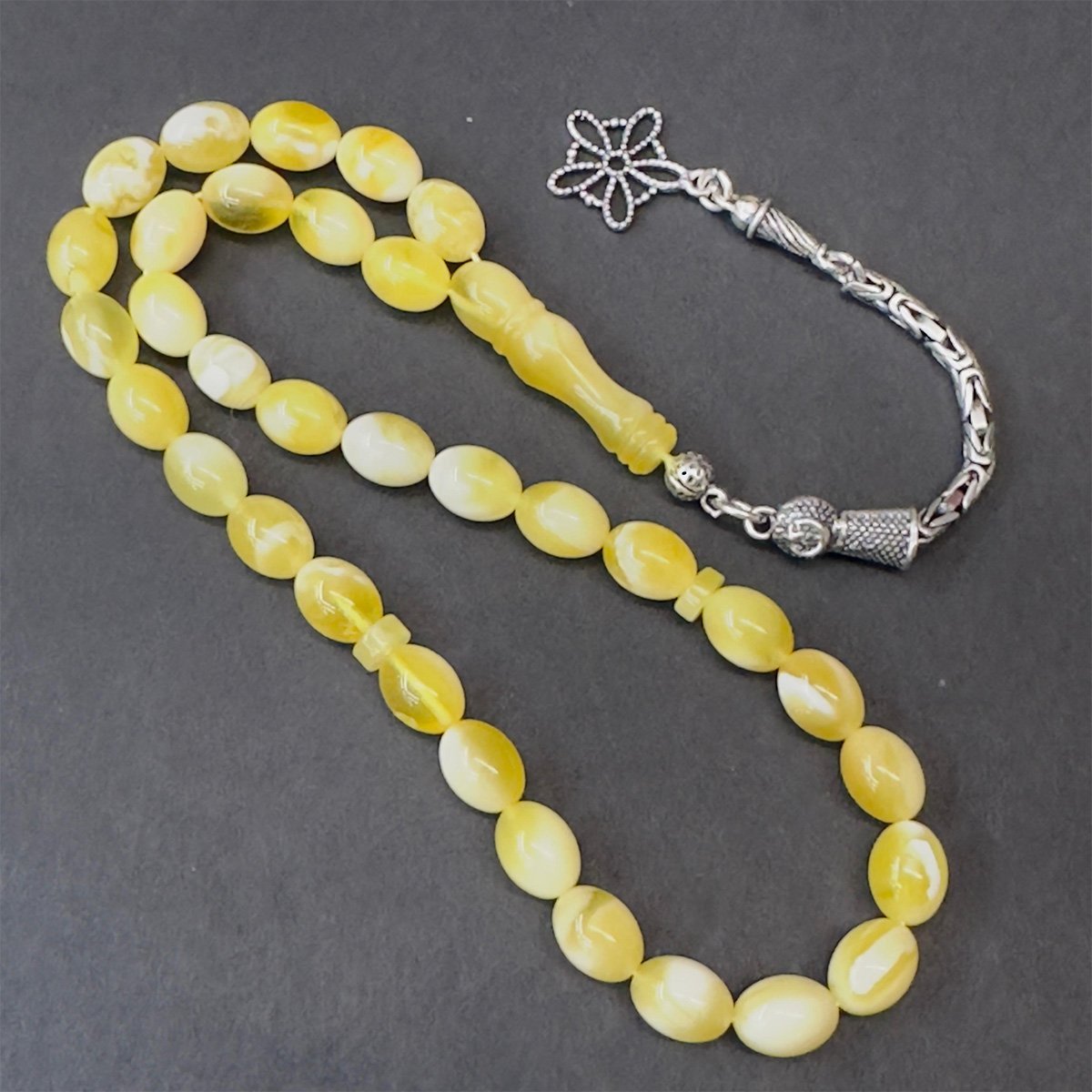 N.N Kaliningrad Damla Kehribar Tespih 6,5*8,5 (mm)-2