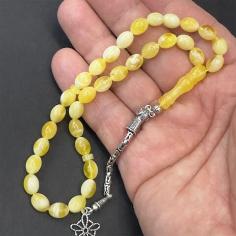 N.N Kaliningrad Damla Kehribar Tespih 6,5*8,5 (mm)-2