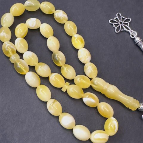 N.N Kaliningrad Damla Kehribar Tespih 6,5*8,5 (mm)-2