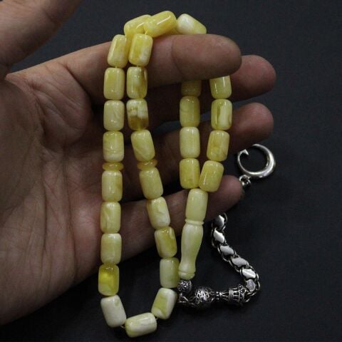 Akça Kaliningrad Damla Kehribar Tespih 8*12 (mm)