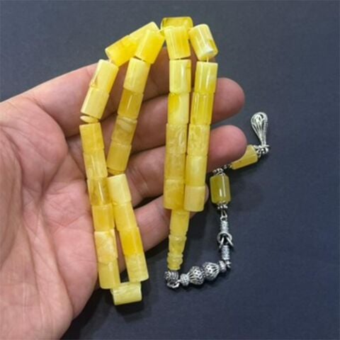 Kaliningrad Damla Kehribar Tespih Kesme Model 8*11 (mm)