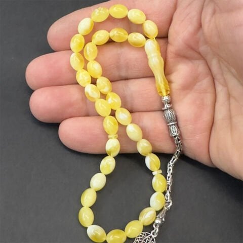 N.N Kaliningrad Damla Kehribar Tespih 6,5*8,5 (mm)-3