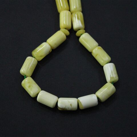 Sistemli Akça Kaliningrad Damla Kehribar Tespih 7*11 (mm)