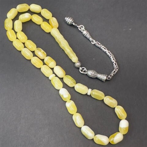 N.N Kaliningrad Damla Kehribar Tespih 5,5*9 (mm)-1