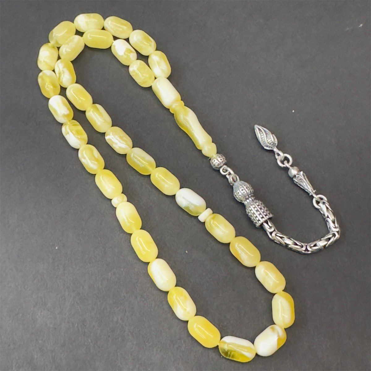 N.N Kaliningrad Damla Kehribar Tespih 5,5*9 (mm)-2