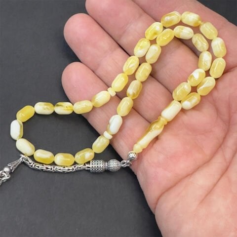 N.N Kaliningrad Damla Kehribar Tespih 5,5*9 (mm)-2