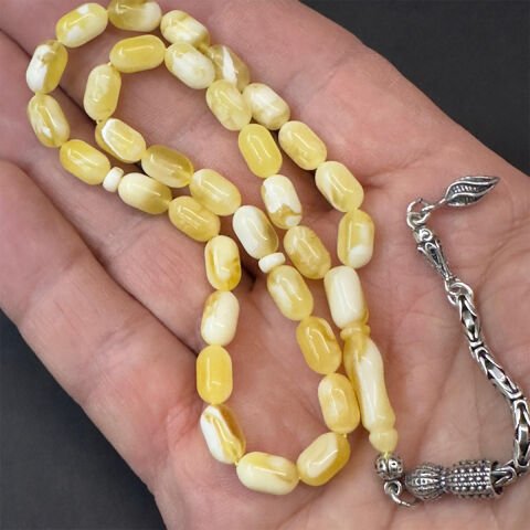 N.N Kaliningrad Damla Kehribar Tespih 5,5*9 (mm)-2