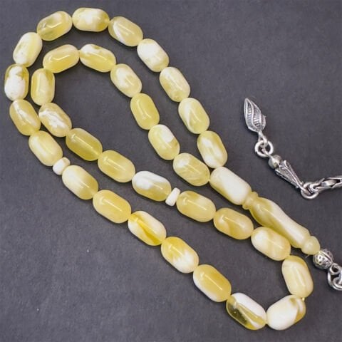 N.N Kaliningrad Damla Kehribar Tespih 5,5*9 (mm)-2