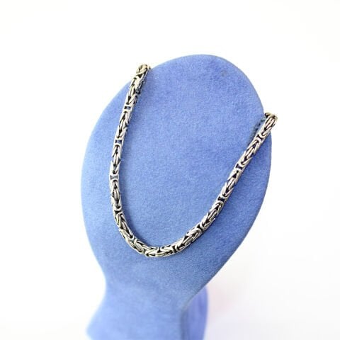 Gümüş Kral Zinciri Kolye 3 (mm)