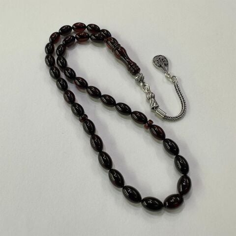 Kaliningrad Damla Kehribar Konyak Tespih 5*8 (mm)