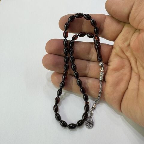 Kaliningrad Damla Kehribar Konyak Tespih 5*8 (mm)