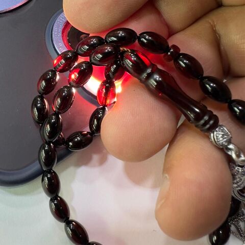 Kaliningrad Damla Kehribar Konyak Tespih 5*8 (mm)