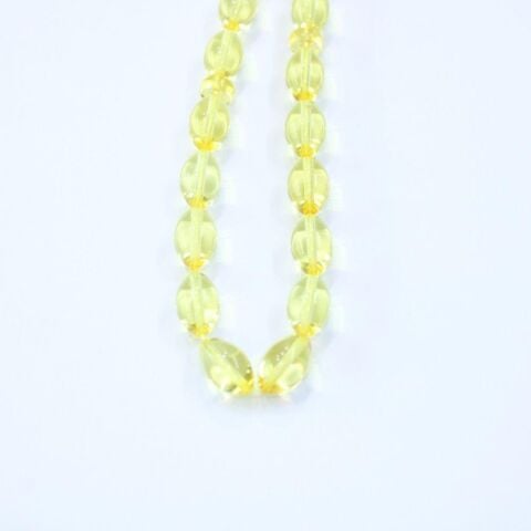 Şeffaf Kaliningrad Damla Kehribar Tespih 7*10,5 (mm)