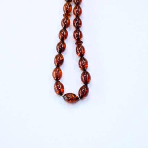 Fırınlı Kaliningrad Damla Kehribar Tespih 7*11 (mm)