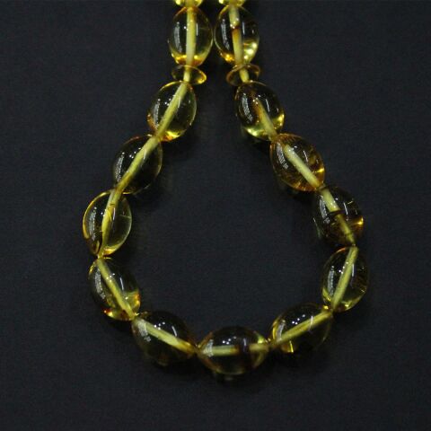 Haşere Fosilli Sistemli Kaliningrad Damla Kehribar 8*12 (mm)