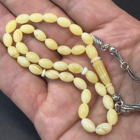 Akça Kaliningrad Damla Kehribar Tespih 5*7,5 (mm)