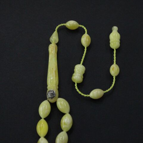 Fibo Kaliningrad Damla Kehribar Tespih 8*13 (mm)