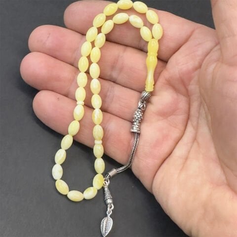 Akça Kaliningrad Damla Kehribar Tespih 5*7,5 (mm)-1