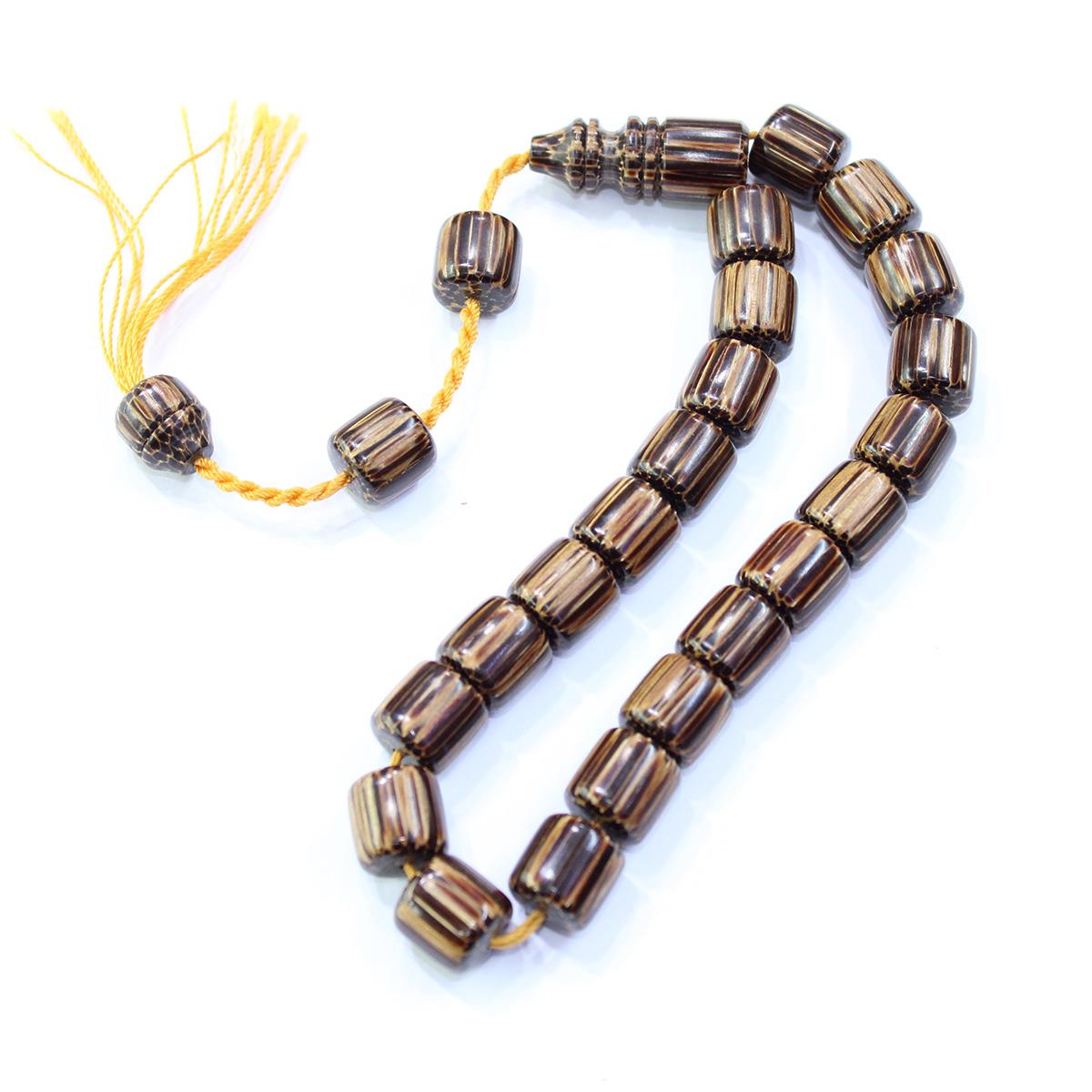 21 li Usta İşçilikli Maskot Vahşi Palmiye Tespih 11*11 (mm)