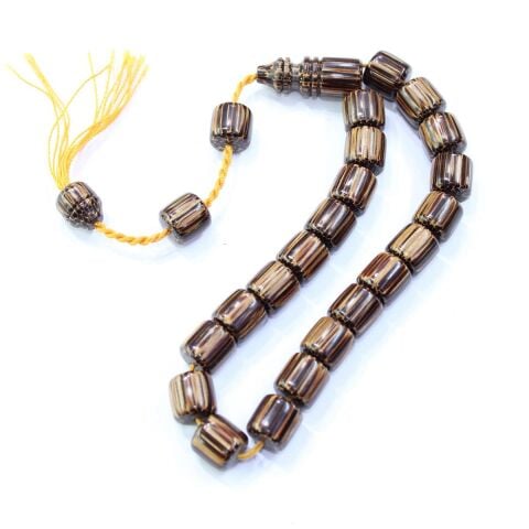 21 li Usta İşçilikli Maskot Vahşi Palmiye Tespih 11*11 (mm)