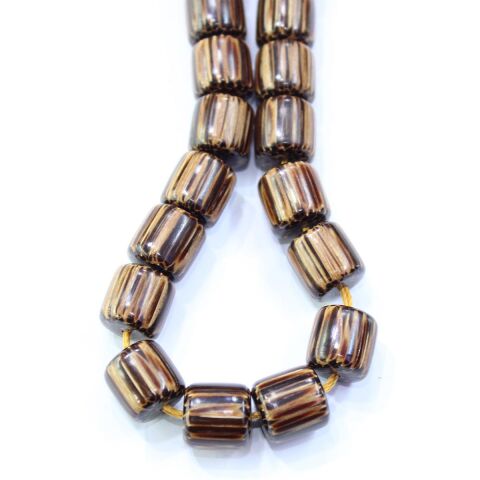 21 li Usta İşçilikli Maskot Vahşi Palmiye Tespih 11*11 (mm)