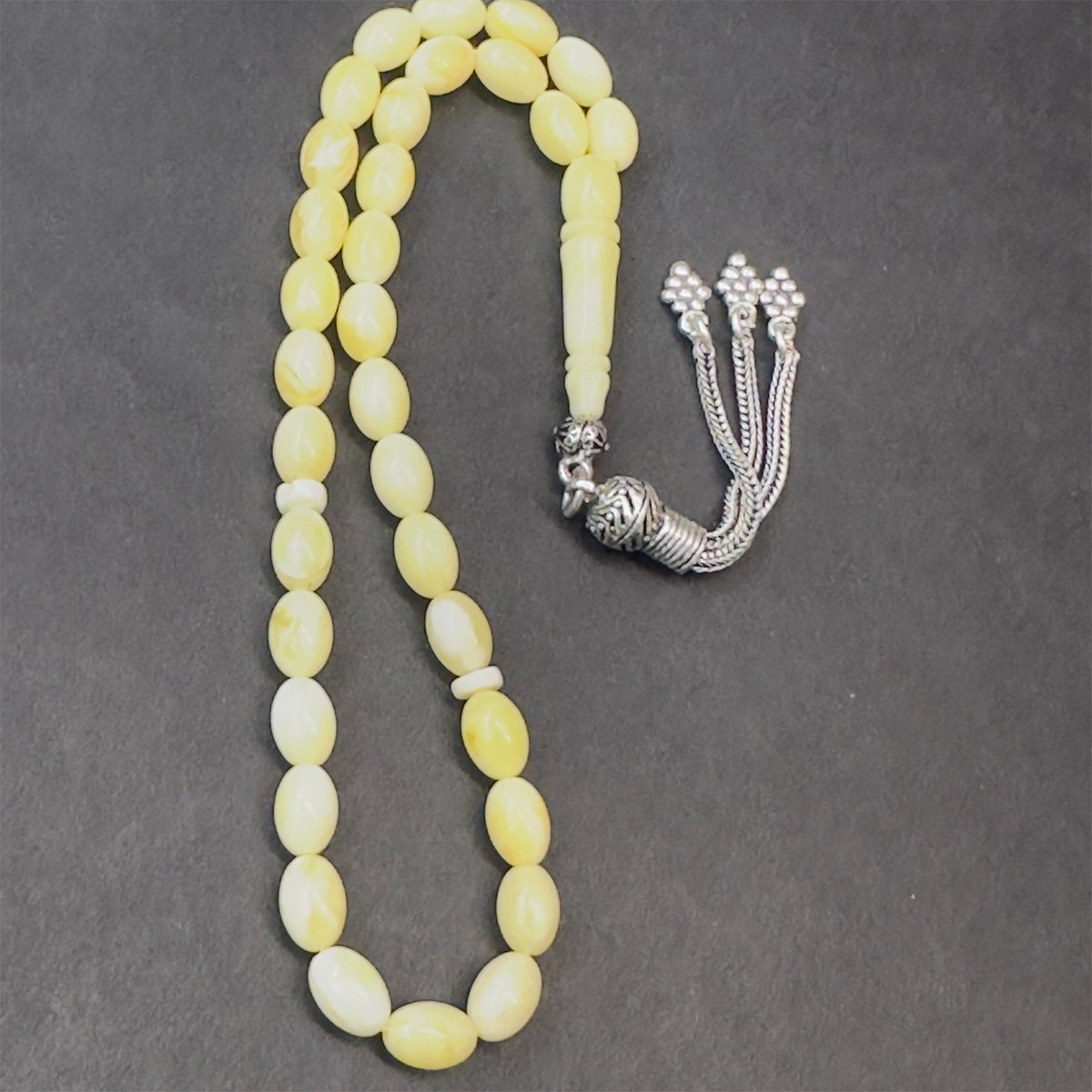 Akça Kaliningrad Damla Kehribar Tespih 5,5*8 (mm)