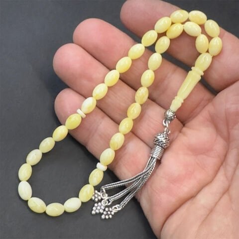 Akça Kaliningrad Damla Kehribar Tespih 5,5*8 (mm)