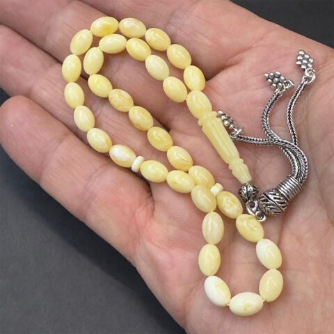 Akça Kaliningrad Damla Kehribar Tespih 5,5*8 (mm)