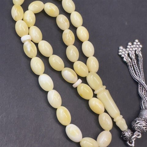 Akça Kaliningrad Damla Kehribar Tespih 5,5*8 (mm)