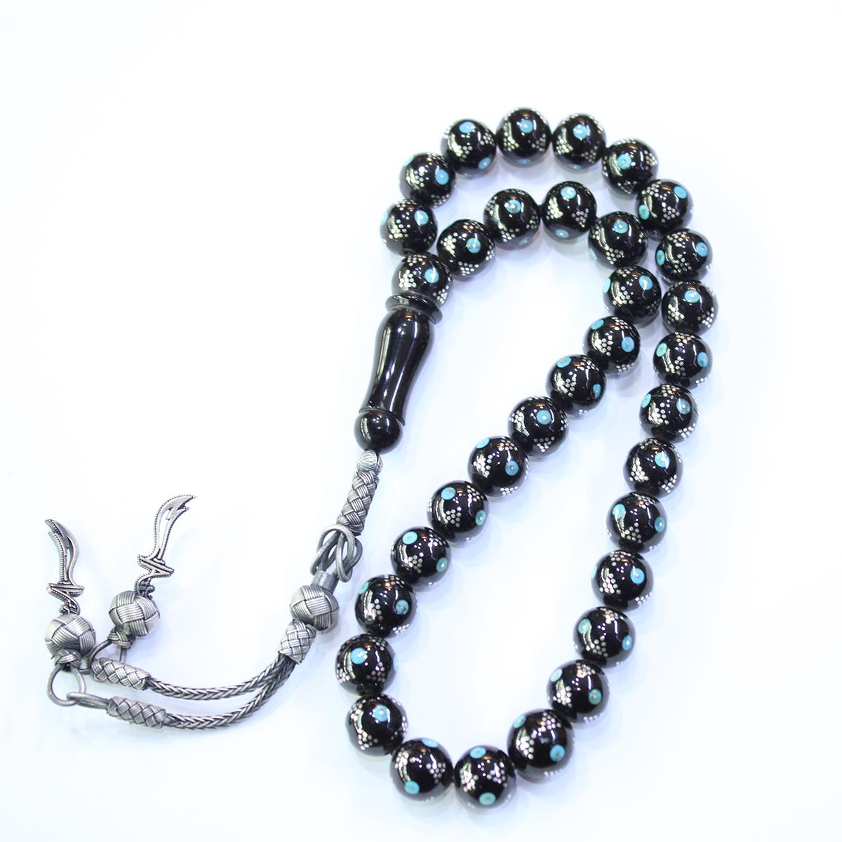 Firuze & Papyon Model Oltu Taşı Tespih 11 (mm)