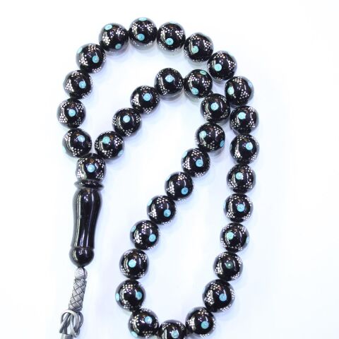 Firuze & Papyon Model Oltu Taşı Tespih 11 (mm)