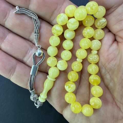 Kaliningrad Damla Kehribar Küre Tespih 8 (mm)