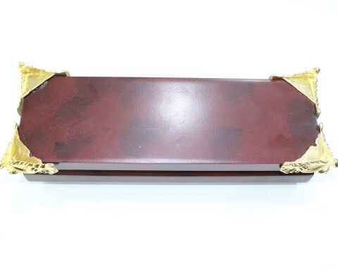 Lüks Işıklı Tespih Kutusu Dikdörtgen Model Bordo