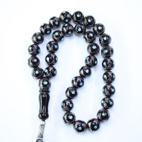 Firuze & Papyon Model Oltu Taşı Tespih 12 (mm)