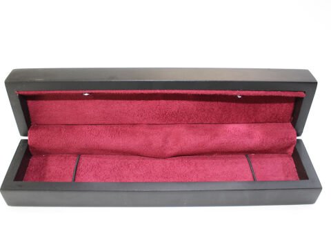 Lüks Işıklı Tespih Kutusu Dikdörtgen Model Siyah