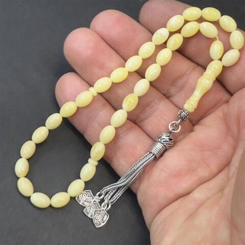 Akça Kaliningrad Damla Kehribar Tespih 5,5*8 (mm)-1