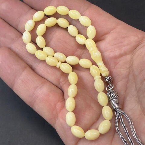 Akça Kaliningrad Damla Kehribar Tespih 5,5*8 (mm)-1