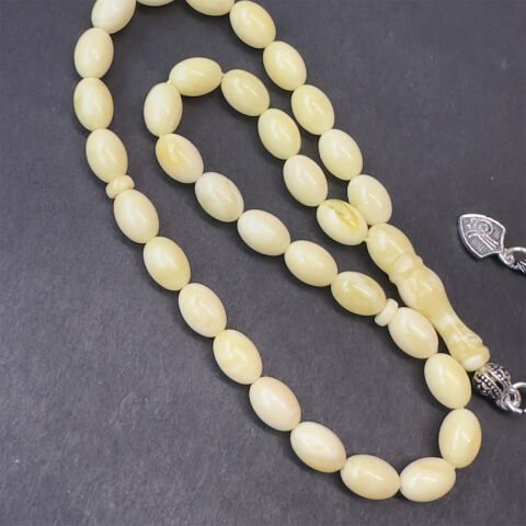 Akça Kaliningrad Damla Kehribar Tespih 5,5*8 (mm)-1