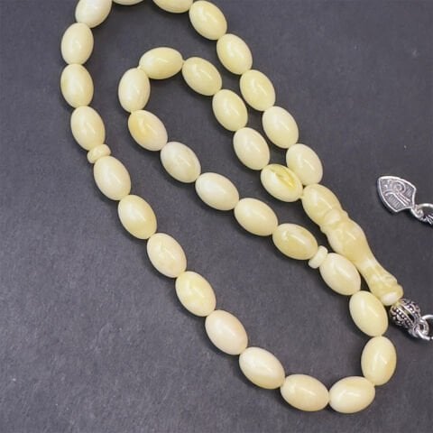 Akça Kaliningrad Damla Kehribar Tespih 5,5*8 (mm)-1