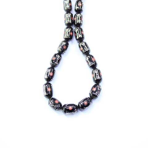 Mercan Papyon Model Oltu Taşı Tespih 6*9,5 (mm)