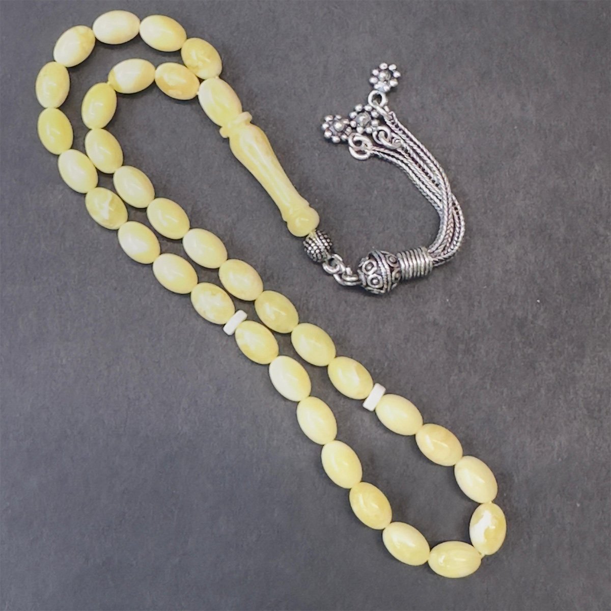 Akça Kaliningrad Damla Kehribar Tespih 5,5*8 (mm)-2