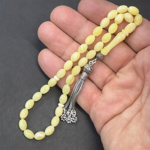 Akça Kaliningrad Damla Kehribar Tespih 5,5*8 (mm)-2