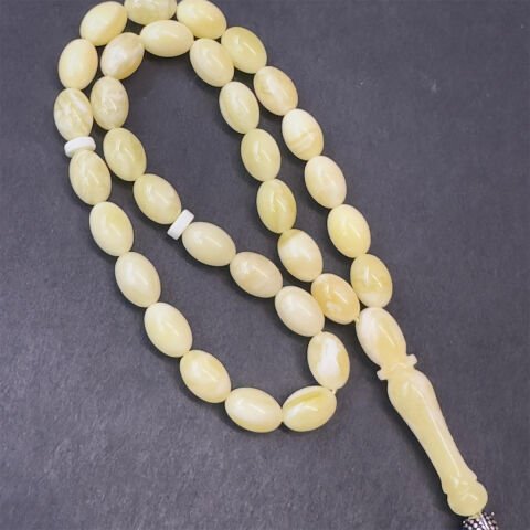 Akça Kaliningrad Damla Kehribar Tespih 5,5*8 (mm)-2