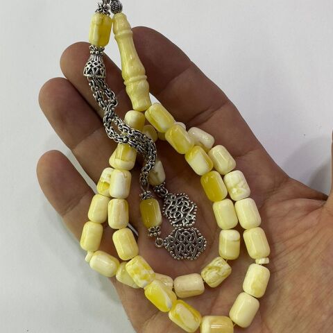 Akça Kaliningrad Damla Kehribar Tespih Kapsül Model 7,5*10,5 (mm)