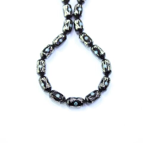 Firuze Papyon Model Oltu Taşı Tespih 6*10,5 (mm)