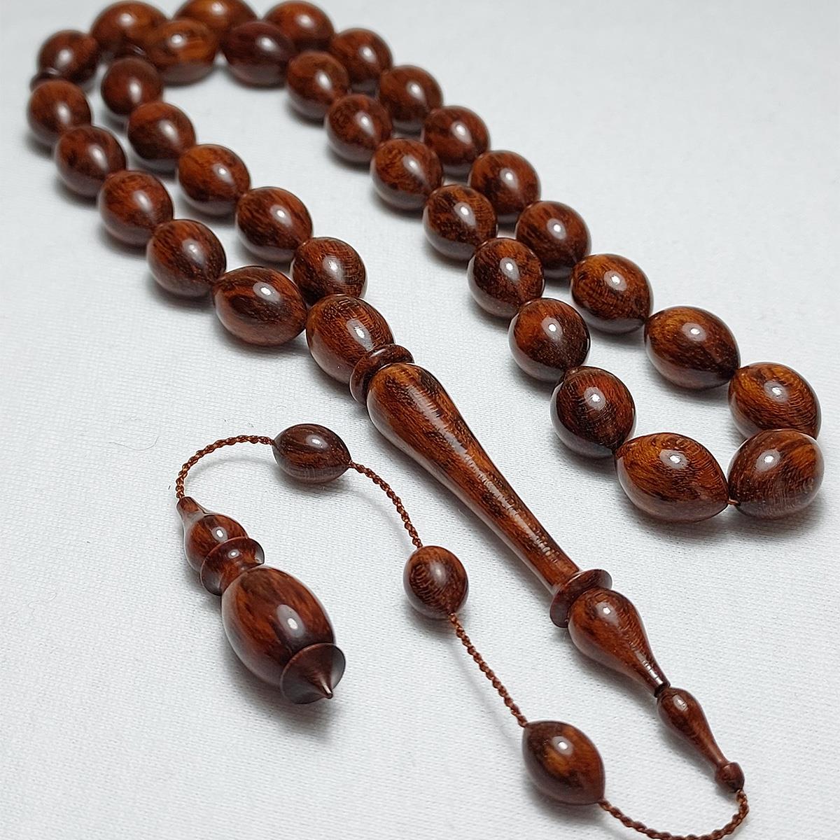 Usta İşi Yılan Ağacı Tespih Beyzi Model 9*13 (mm)