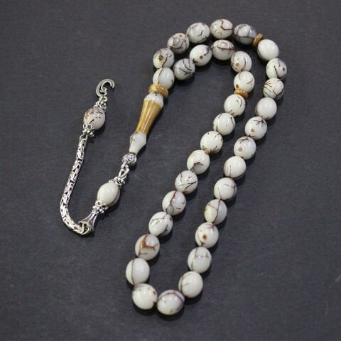 Kıbrıs Hurması Tespih Beyzi Model 8*10,5 (mm)